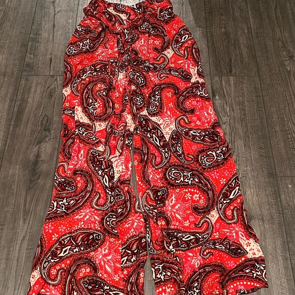 Free People Printed Double Trouble Pants - Picture 3 of 3